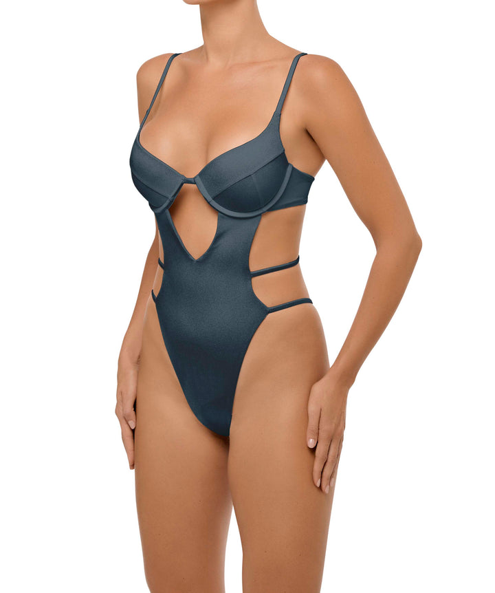 BSWS-S63 V-underwired CutOut One Piece