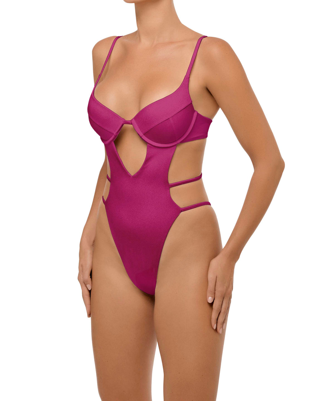 BSWS-S63 V-underwired CutOut One Piece