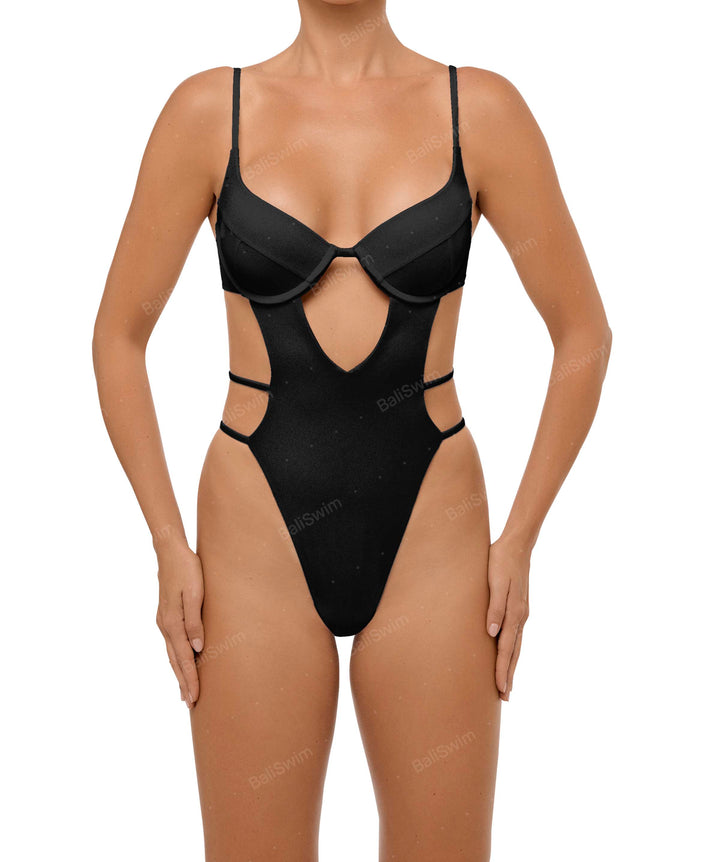 BSWS-S63 V-underwired CutOut One Piece