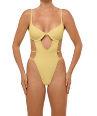 BSWS-S63 V-underwired CutOut One Piece