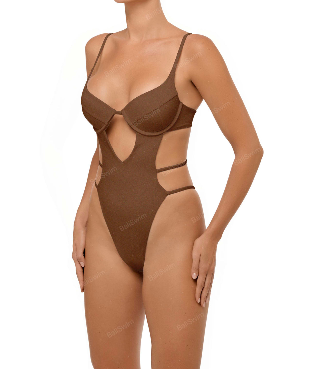 BSWS-S63 V-underwired CutOut One Piece