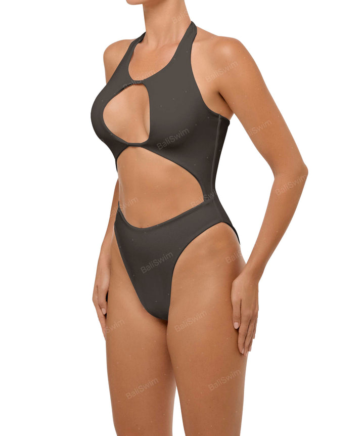 BSWS-S65 High Neck Keyhole One Piece