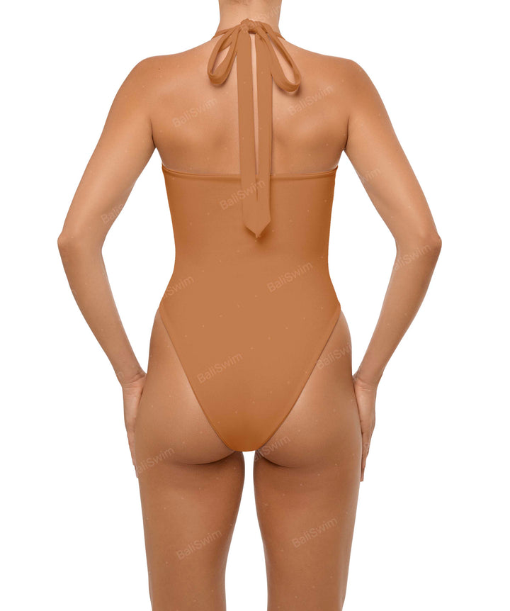 BSWS-S65 High Neck Keyhole One Piece