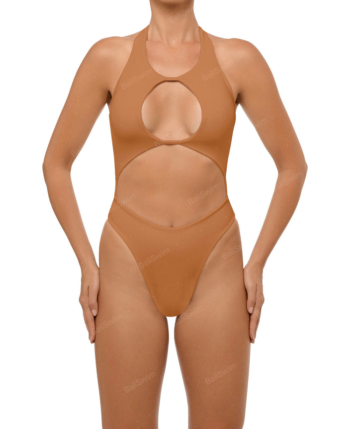 BSWS-S65 High Neck Keyhole One Piece