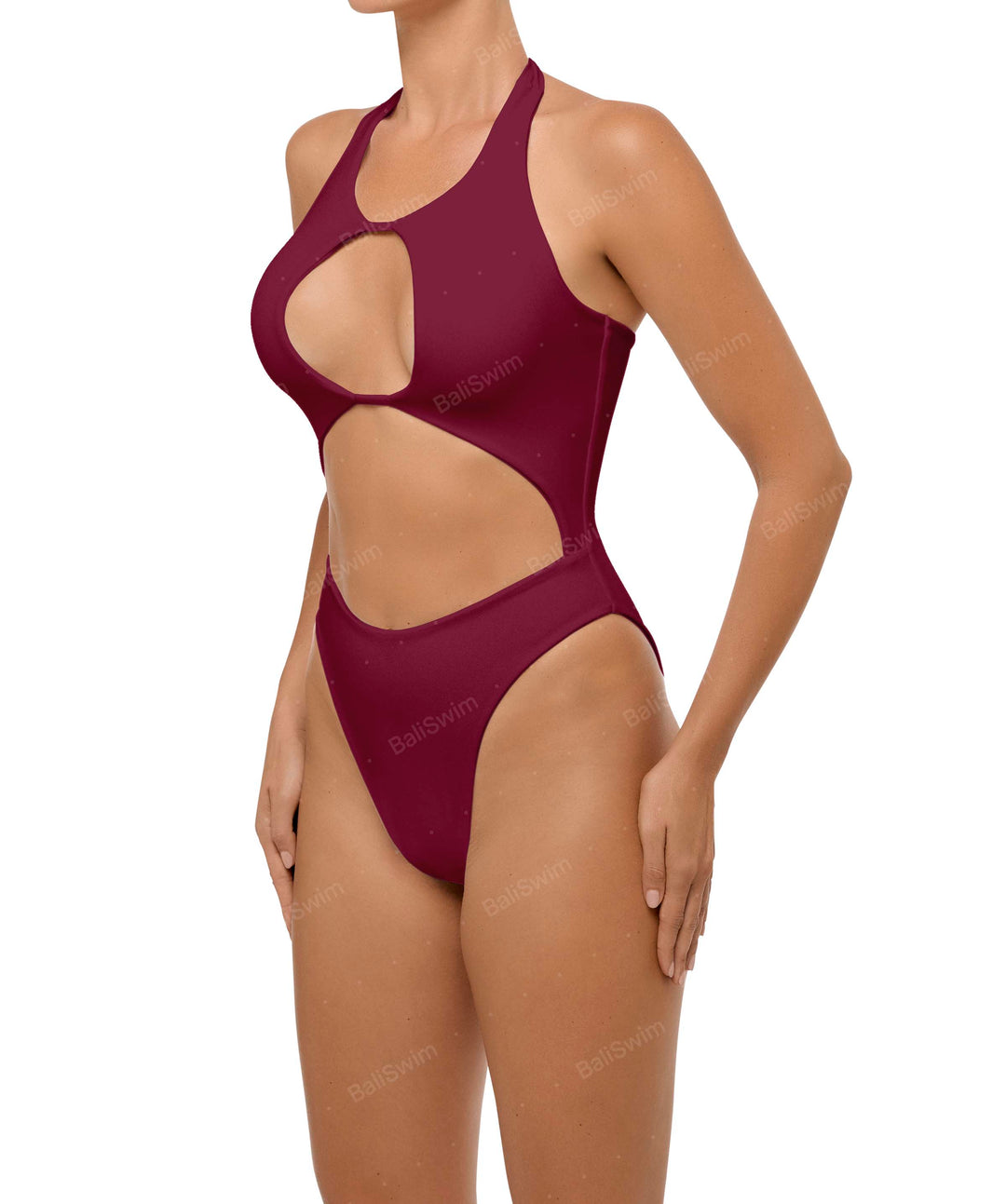 BSWS-S65 High Neck Keyhole One Piece