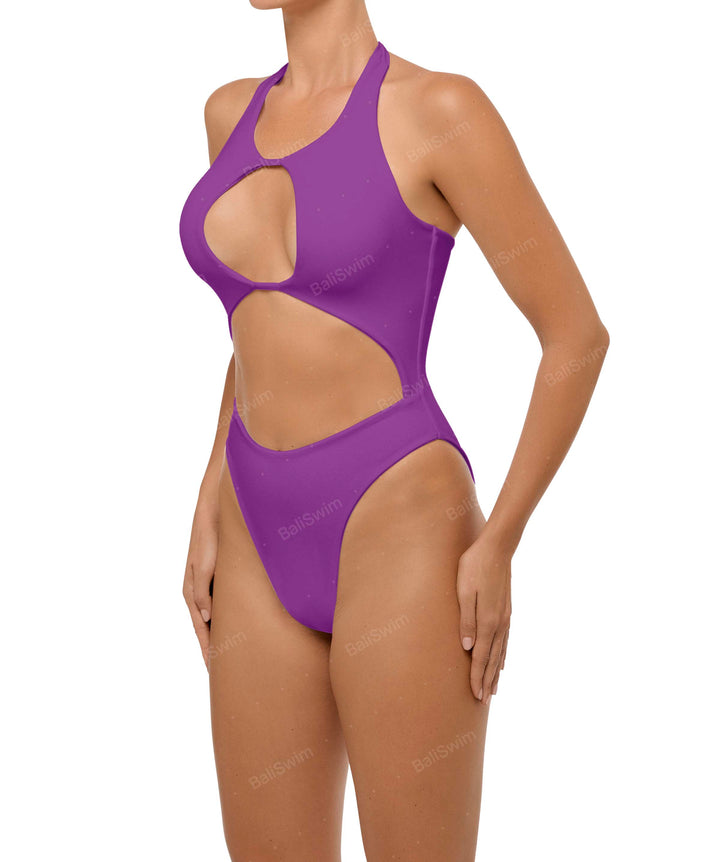 BSWS-S65 High Neck Keyhole One Piece