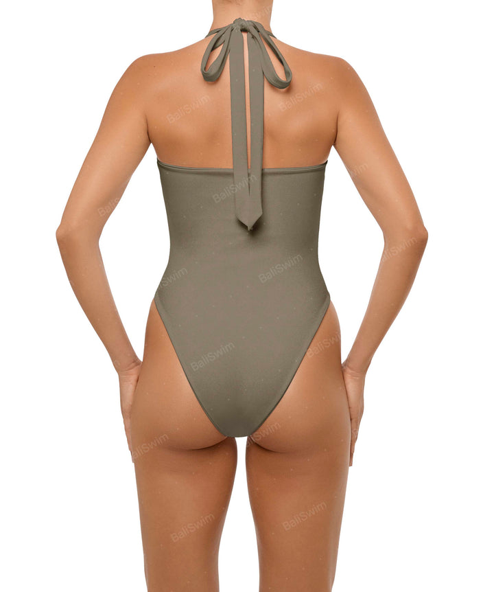 BSWS-S65 High Neck Keyhole One Piece