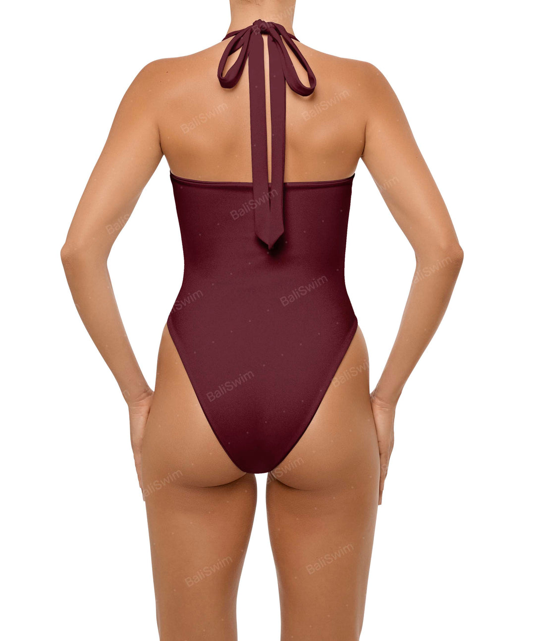 BSWS-S65 High Neck Keyhole One Piece