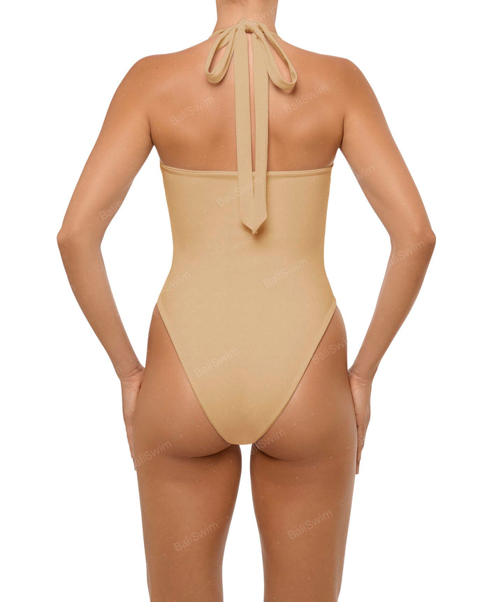 BSWS-S65 High Neck Keyhole One Piece