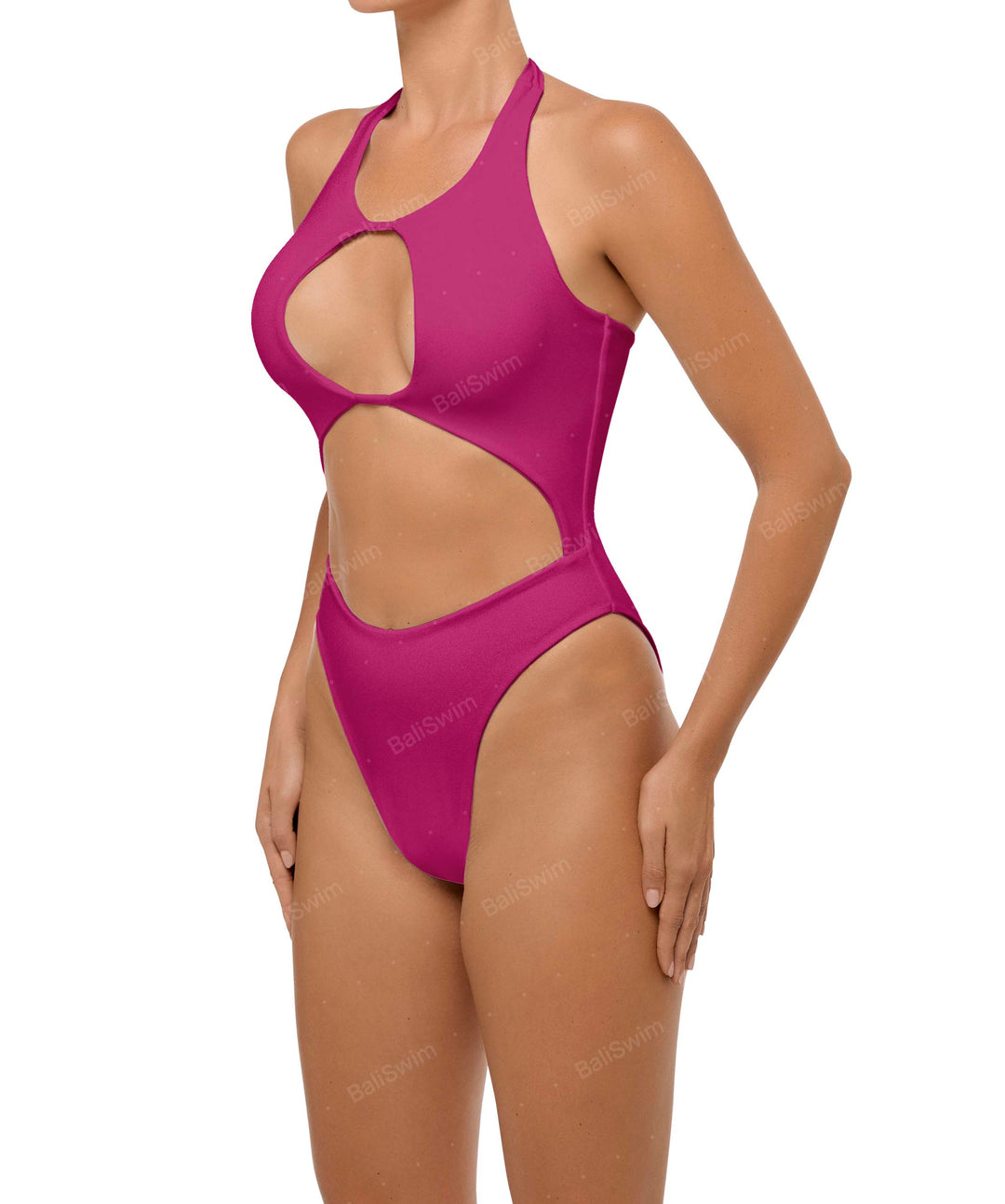 BSWS-S65 High Neck Keyhole One Piece