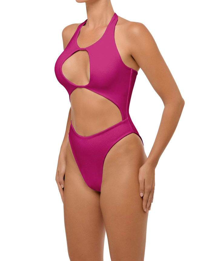 BSWS-S65 High Neck Keyhole One Piece