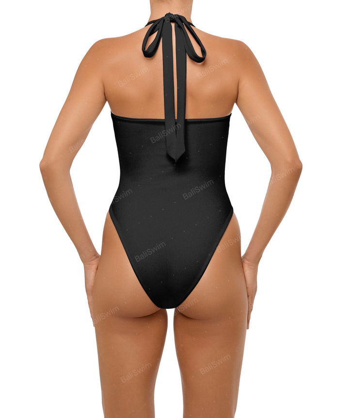 BSWS-S65 High Neck Keyhole One Piece