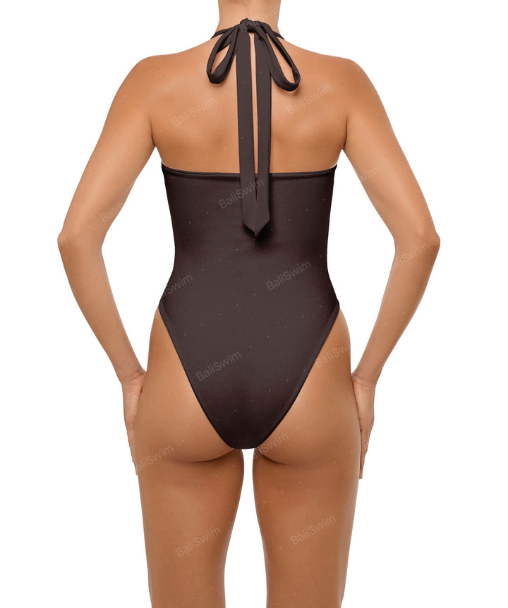 BSWS-S65 High Neck Keyhole One Piece