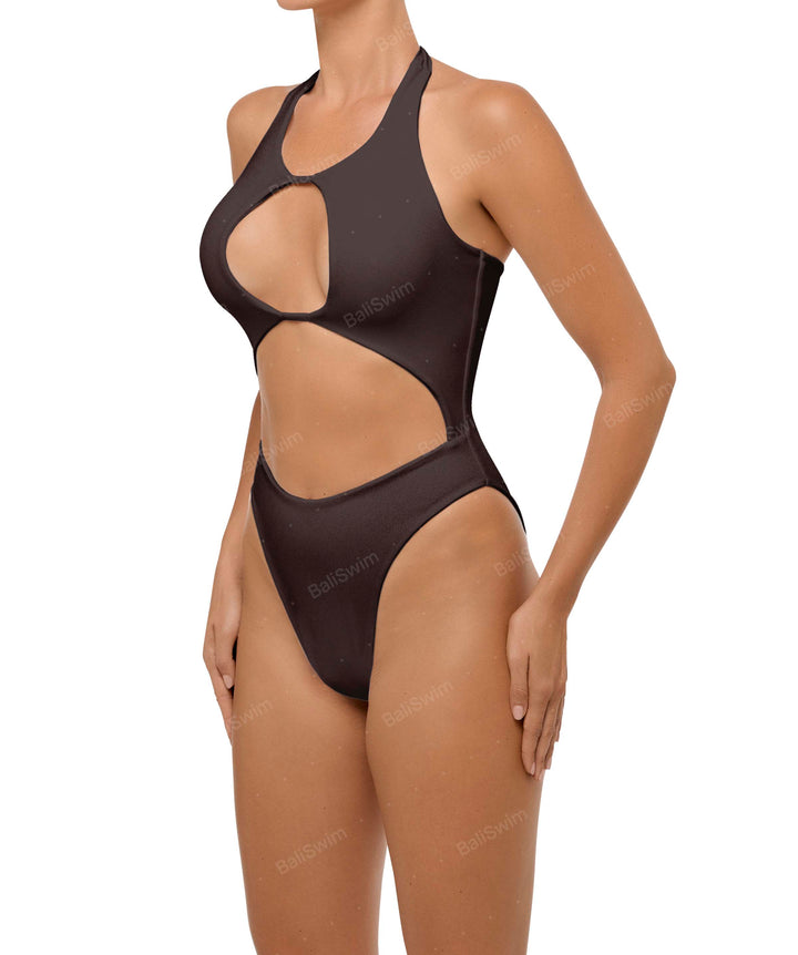 BSWS-S65 High Neck Keyhole One Piece