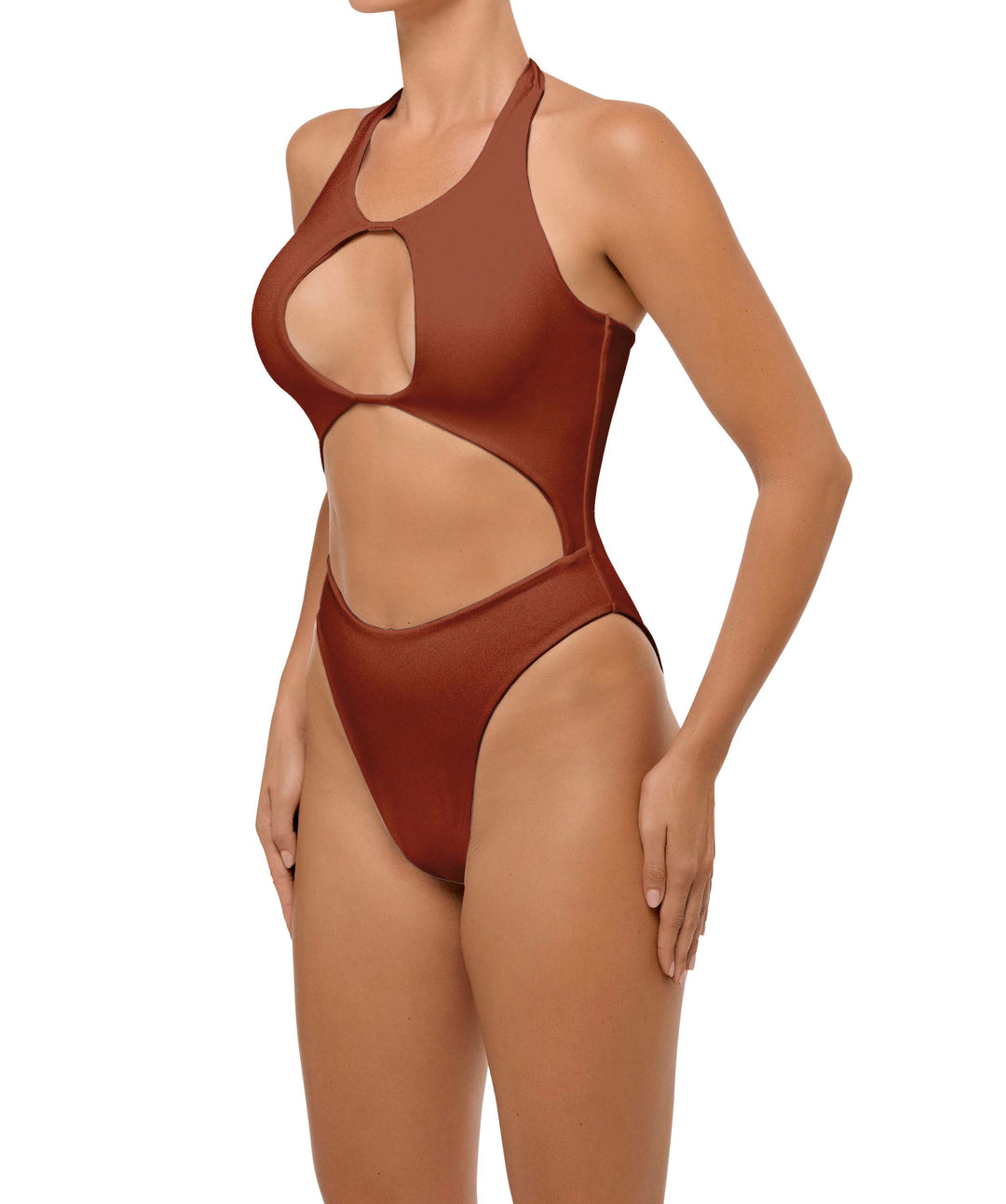 BSWS-S65 High Neck Keyhole One Piece