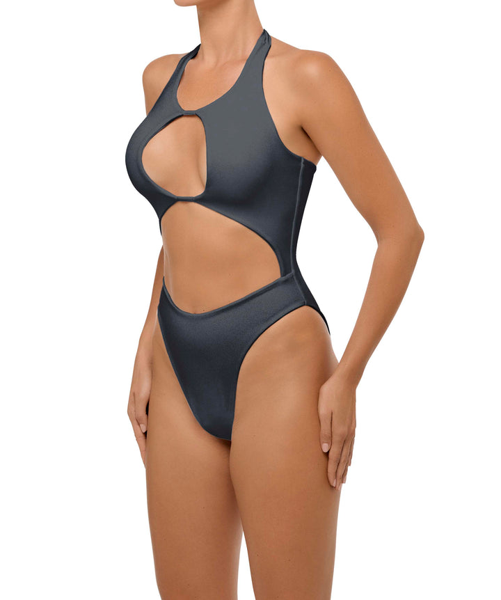 BSWS-S65 High Neck Keyhole One Piece