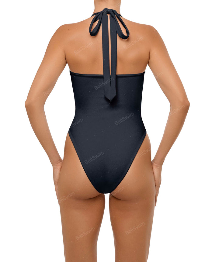 BSWS-S65 High Neck Keyhole One Piece