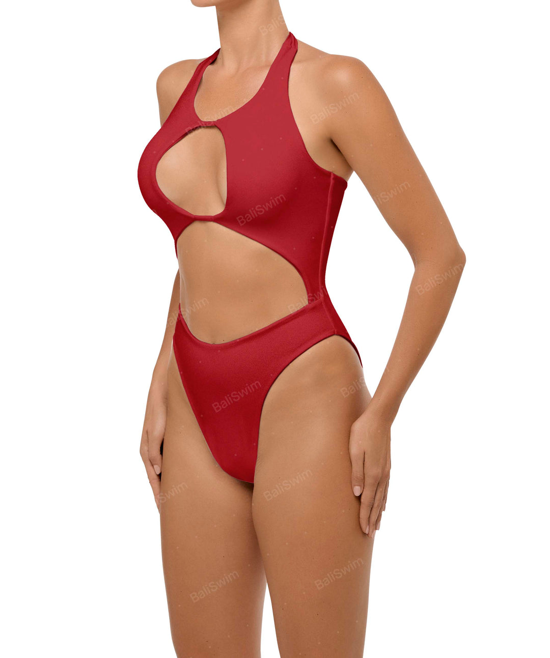 BSWS-S65 High Neck Keyhole One Piece