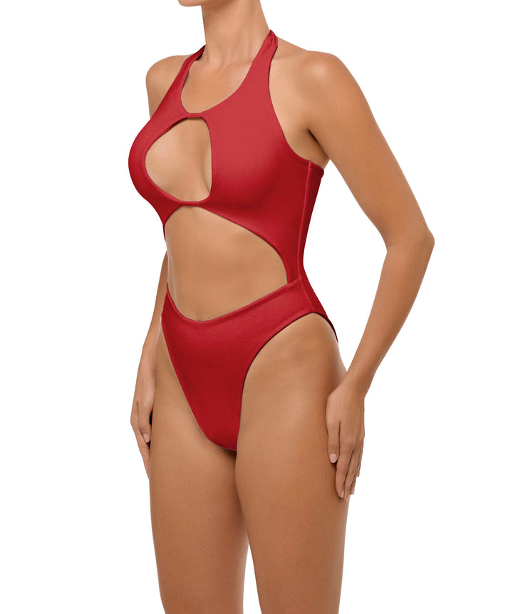 BSWS-S65 High Neck Keyhole One Piece