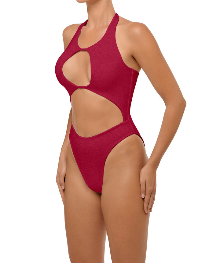 BSWS-S65 High Neck Keyhole One Piece