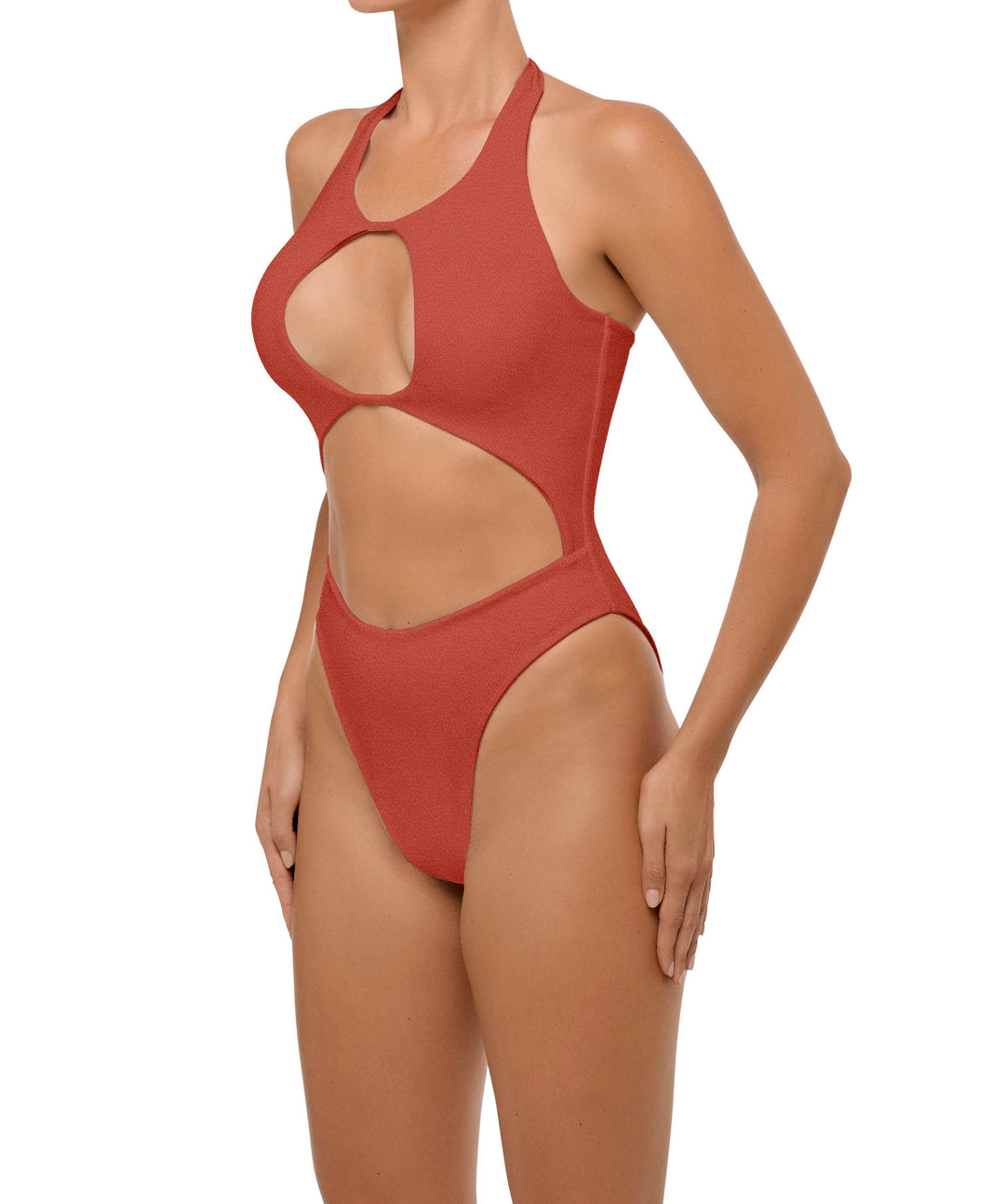 BSWS-S65 High Neck Keyhole One Piece