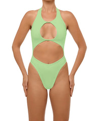 BSWS-S65 High Neck Keyhole One Piece