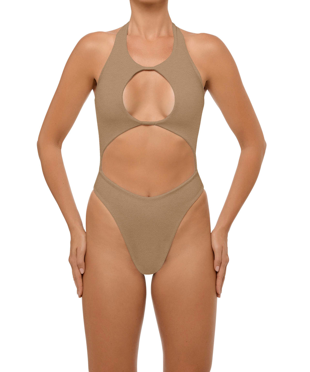 BSWS-S65 High Neck Keyhole One Piece
