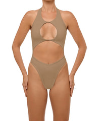 BSWS-S65 High Neck Keyhole One Piece