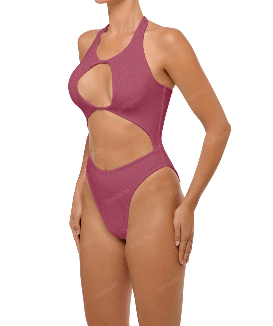 BSWS-S65 High Neck Keyhole One Piece