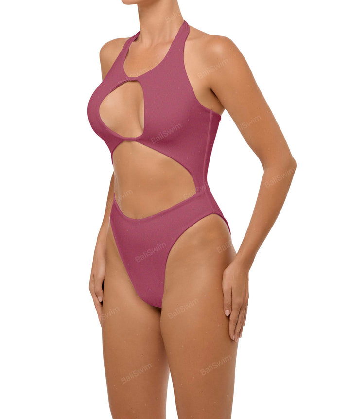 BSWS-S65 High Neck Keyhole One Piece