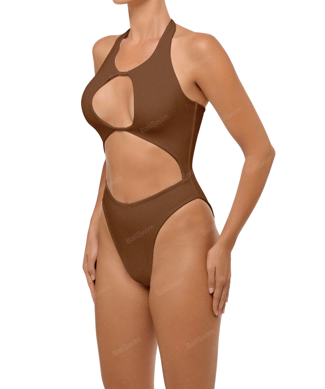 BSWS-S65 High Neck Keyhole One Piece