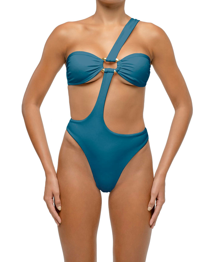 BSWS-S67 Asymmetric Wave Ring One Piece