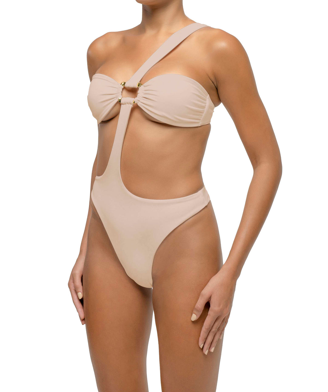 BSWS-S67 Asymmetric Wave Ring One Piece