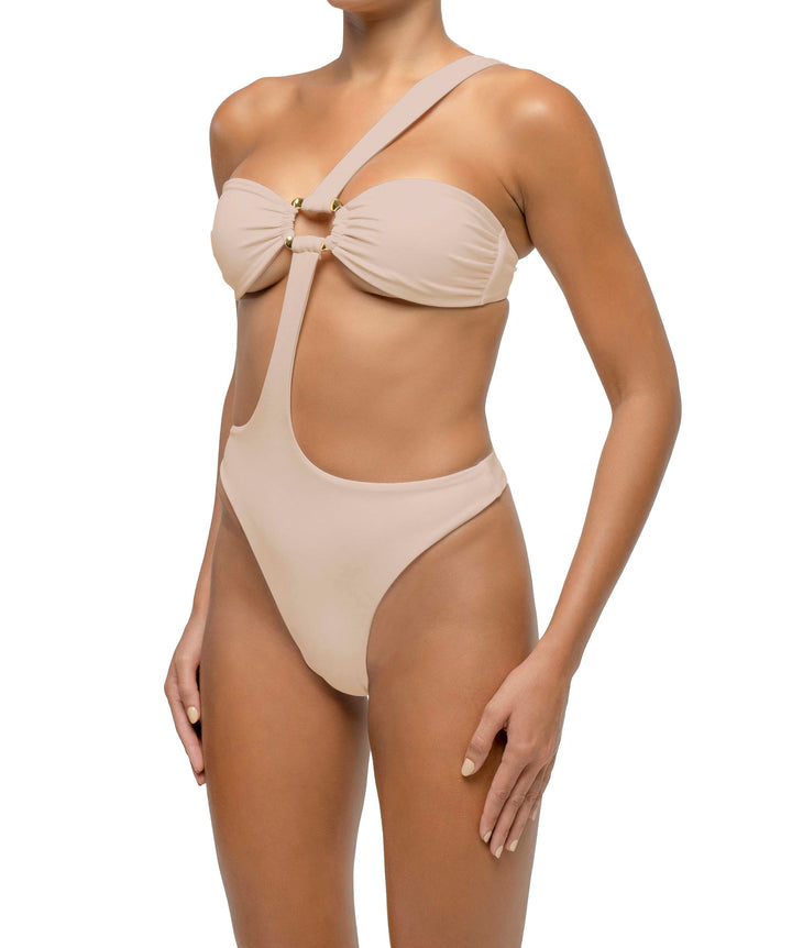 BSWS-S67 Asymmetric Wave Ring One Piece