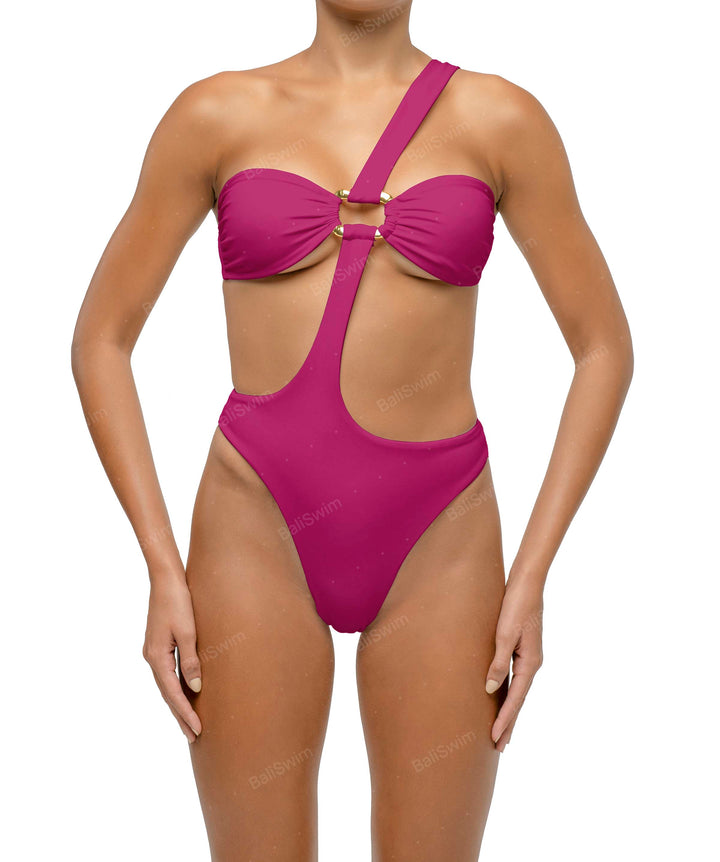 BSWS-S67 Asymmetric Wave Ring One Piece