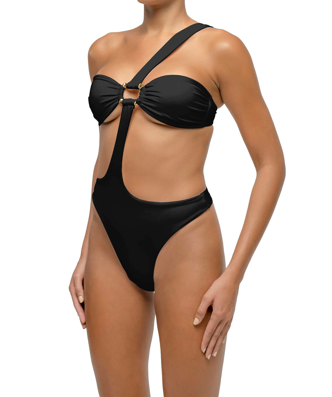 BSWS-S67 Asymmetric Wave Ring One Piece