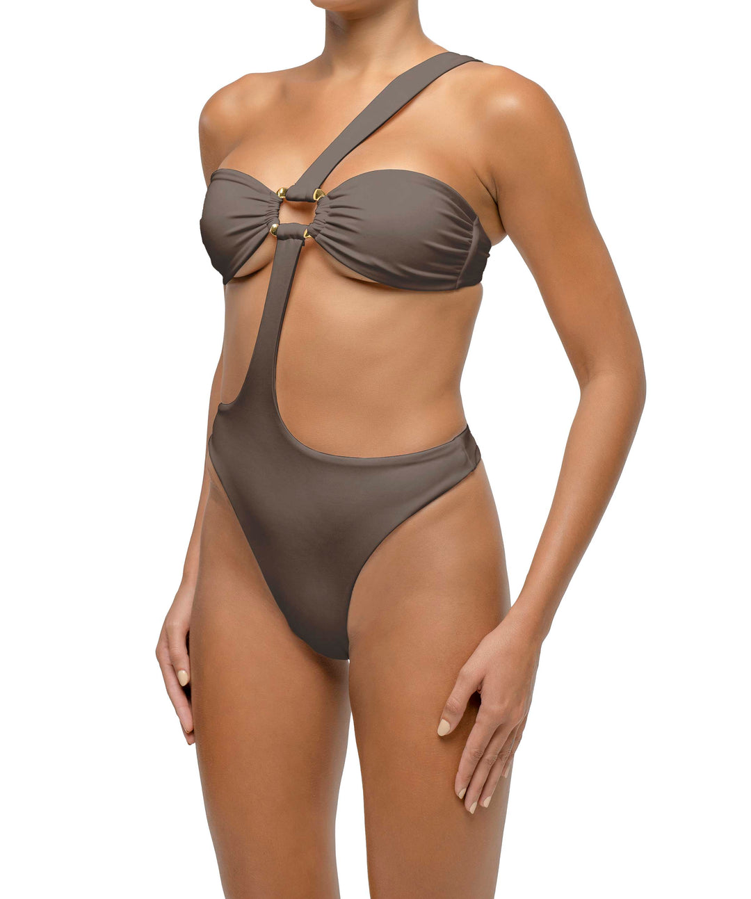 BSWS-S67Asymmetric Wave Ring One Piece