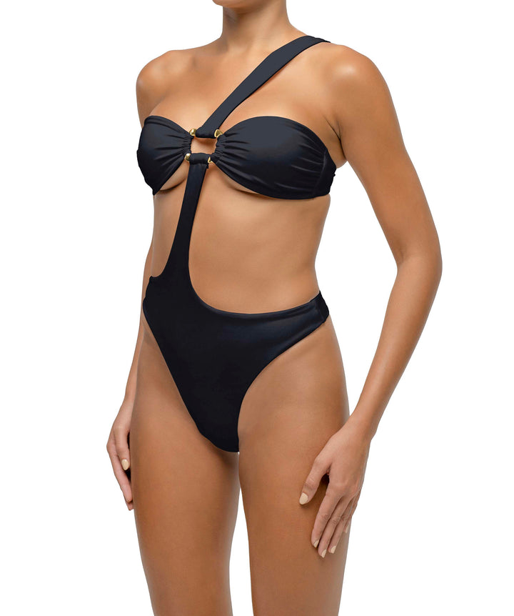 BSWS-S67 Asymmetric Wave Ring One Piece