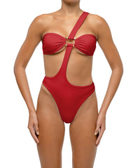BSWS-S67 Asymmetric Wave Ring One Piece