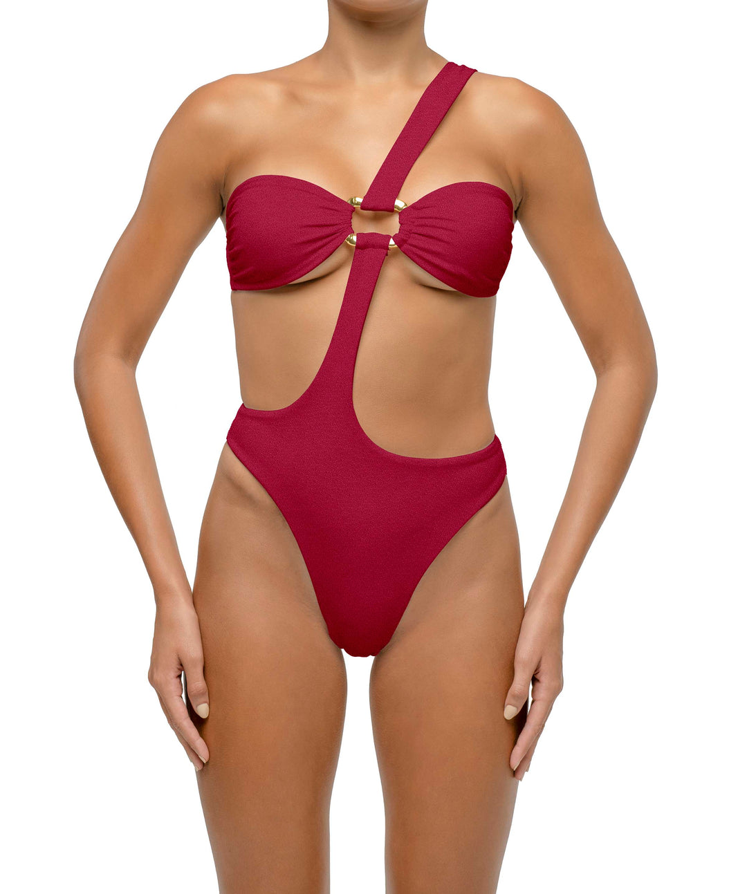 BSWS-S67 Asymmetric Wave Ring One Piece