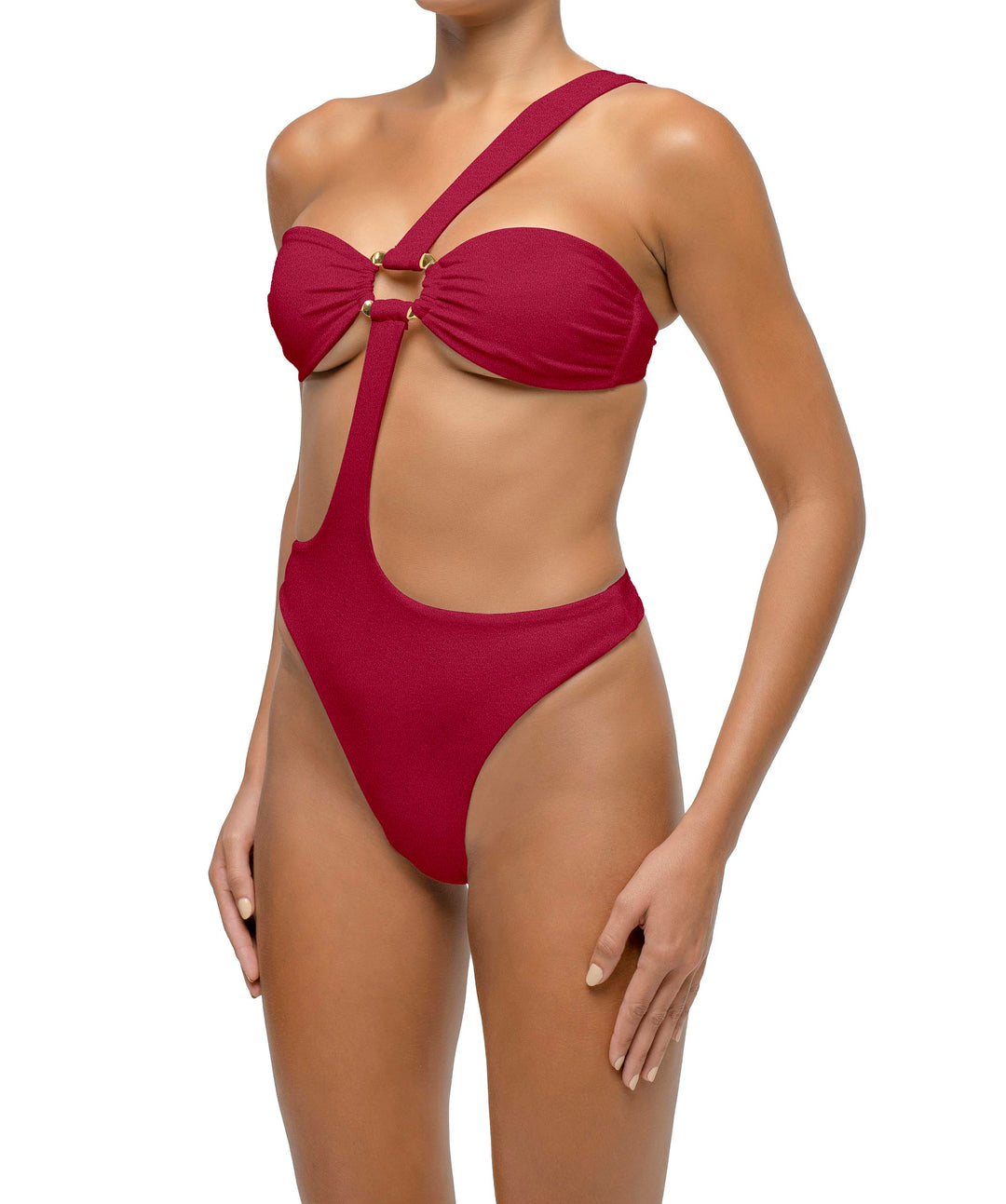 BSWS-S67 Asymmetric Wave Ring One Piece