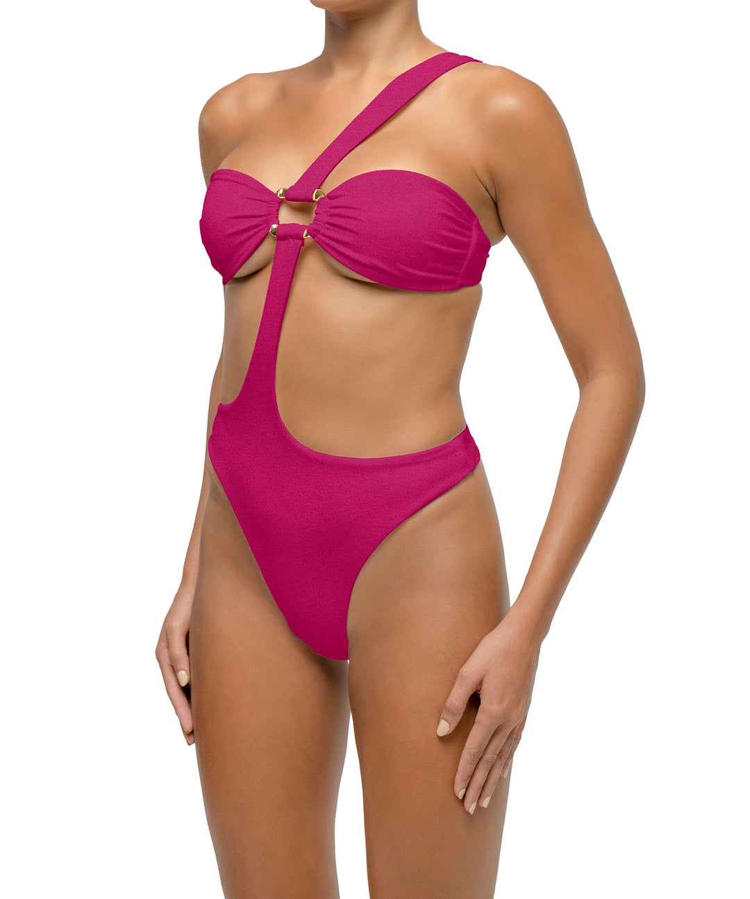 BSWS-S67 Asymmetric Wave Ring One Piece