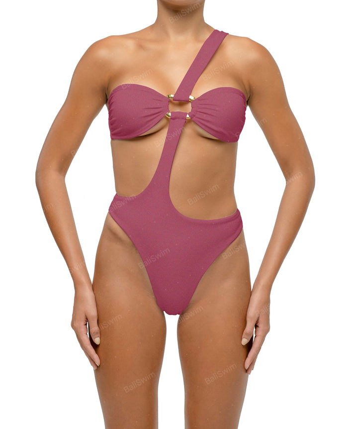 BSWS-S67 Asymetric Wave Ring One Piece