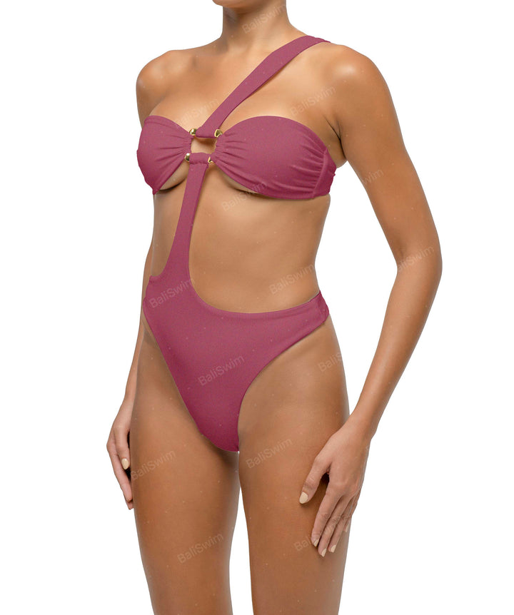 BSWS-S67 Asymetric Wave Ring One Piece