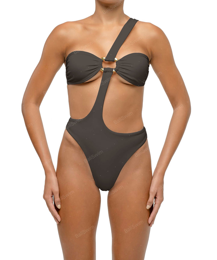 BSWS-S67 Asymetric Wave Ring One Piece