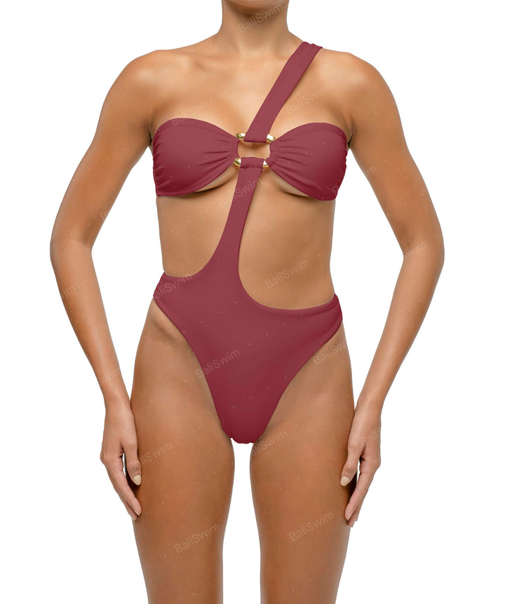 BSWS-S67 Asymetric Wave Ring One Piece