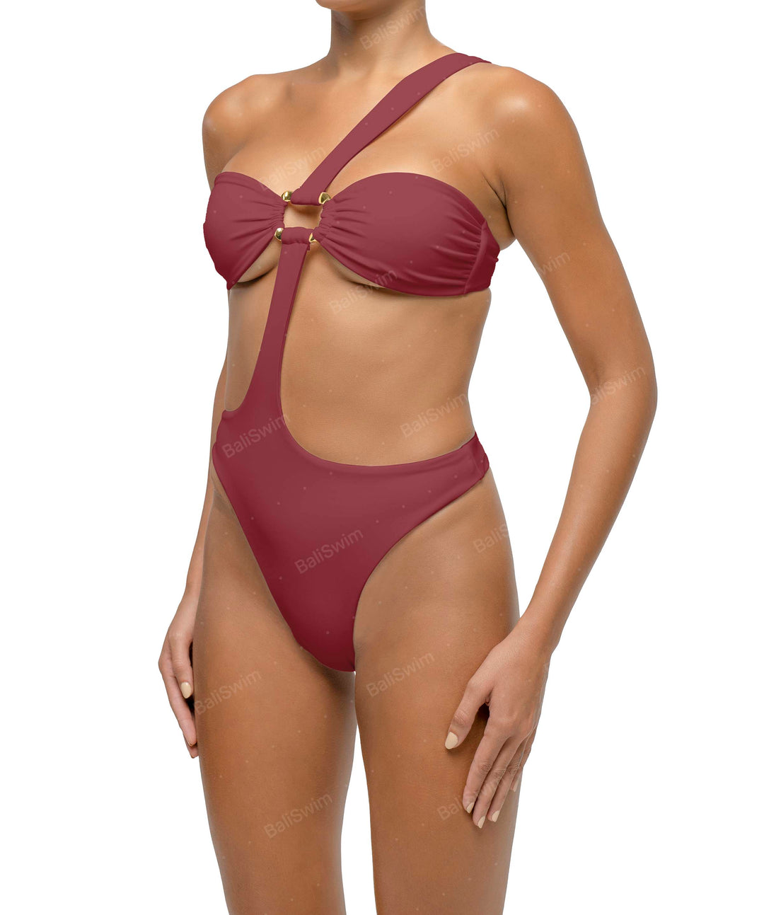 BSWS-S67 Asymetric Wave Ring One Piece