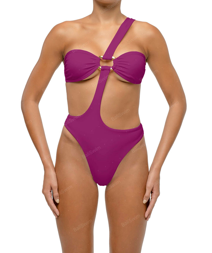 BSWS-S67 Asymetric Wave Ring One Piece