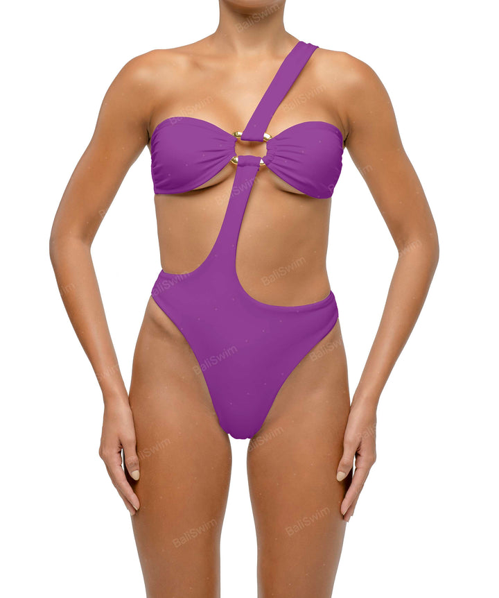 BSWS-S67 Asymetric Wave Ring One Piece