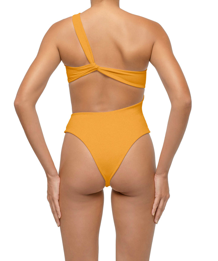 BSWS-S68 Asymmetrical Bandeau Side Cutout One Piece